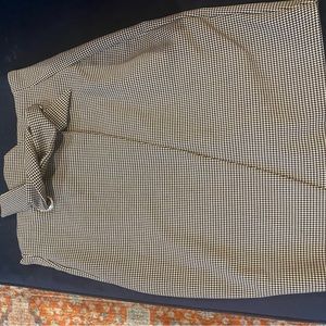 H&M plaid pencil skirt